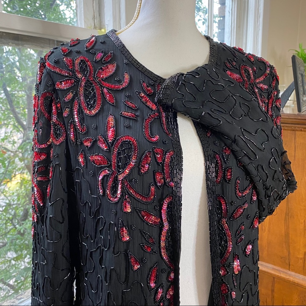 VINTAGE FULL BEADED JACKET 🥀✨
